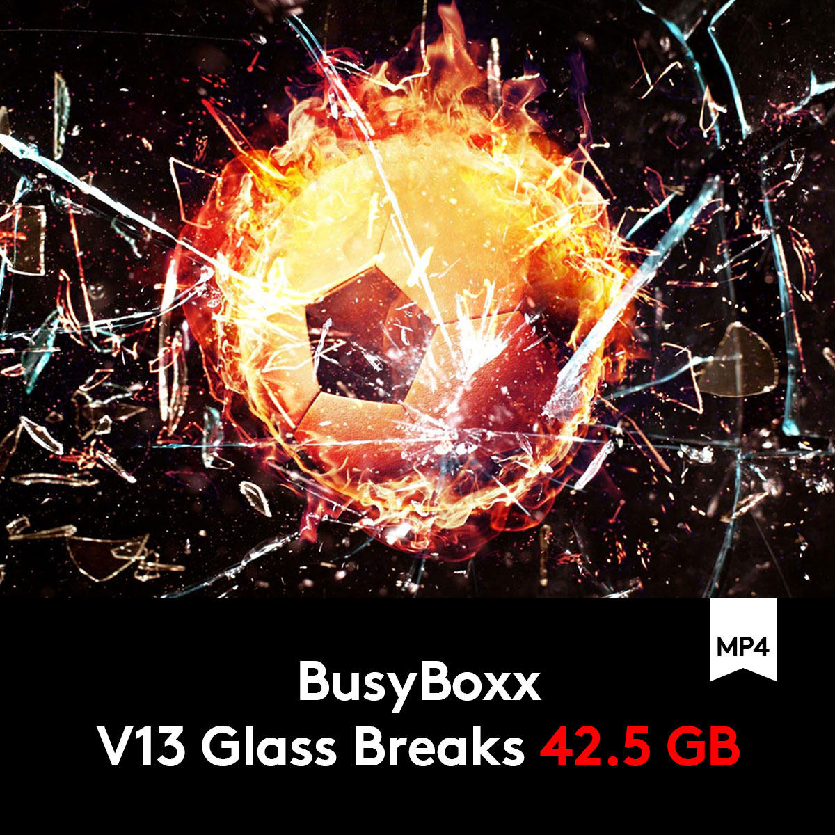 184款潮流炫酷4k高清玻璃破碎效果影片转场剪辑mp4视频模板素材