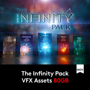 VFX超炫科幻能量冲击波烟雾粒子尘土特效合成4K视频素材 Infinity