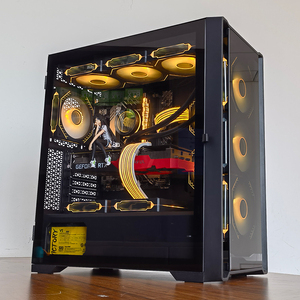 玩嘉绝尘360白电脑机箱全侧透台式机EATX主板360水冷4090显卡防尘