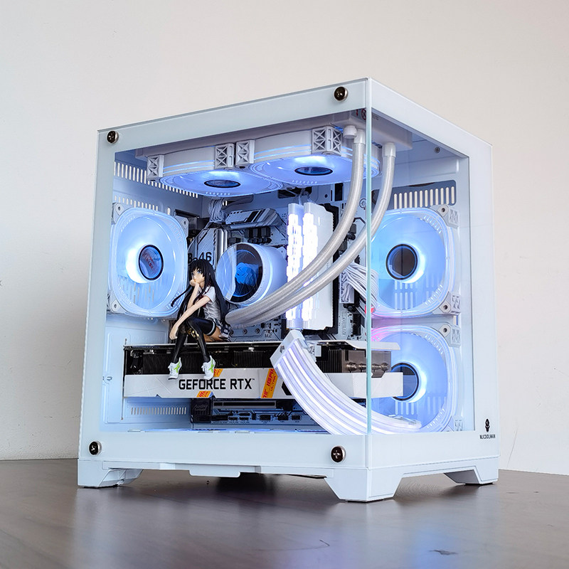 玩嘉孤勇者MINI雪白色电脑机箱台式机MATX海景房240水冷全侧透ITX属于什么档次？