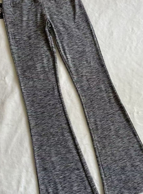 出口外贸欧美原单速干微喇瑜伽裤春秋女健身跑步弹力高腰运动裤