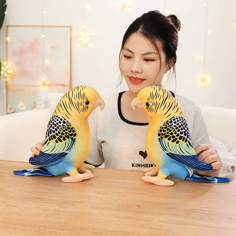 卡通仿真小鸟鹦鹉公仔毛绒玩具巨嘴鸟玩偶幼儿园宝宝安抚布偶娃娃