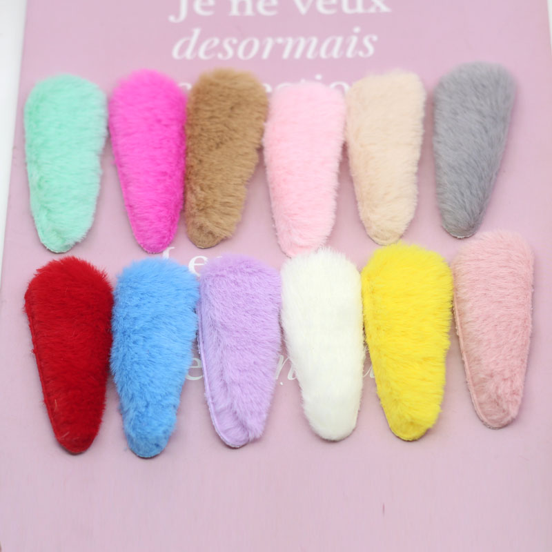 琪琪公主毛绒水滴贴片不含夹子