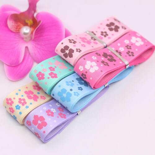 碎花朵25mm手工田园diy缎带配件