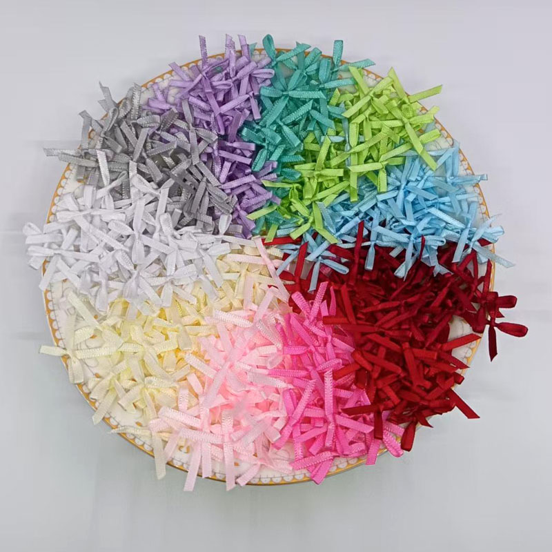 3mm迷你手打蝴蝶结diy头饰发饰品lolita材料玩偶娃娃宠物项圈配件