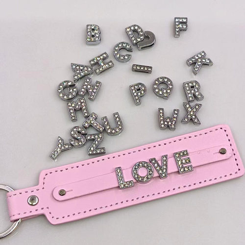 DIY手工情侣手链合金水晶