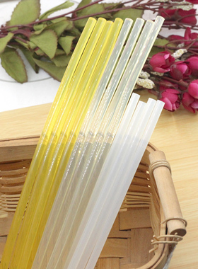 diy手工制作发饰材料工具7mm热熔胶棒胶条自制发夹发卡直径11mm