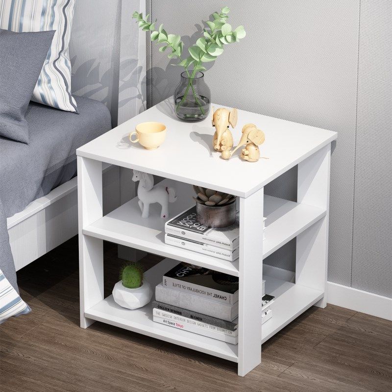 床头柜现代简约简易小型卧室迷你卧室双层储物柜经济型创意床边柜|ruв категории жилой мебели, кабинет, тумбочка - от Buy2taobao.com для оказания профессиональной услуги покупки агента Taobao