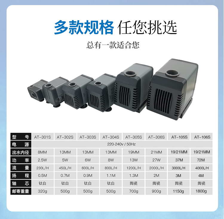 小型潜水泵创星静音小型