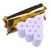 收银纸57x20热敏纸57 纸有管芯打印纸行车记录仪地磅 20小卷纸收款