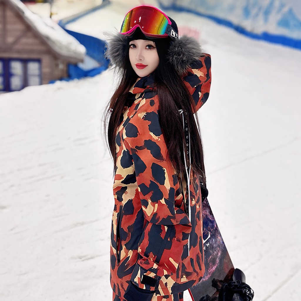 冬季新款滑雪服男女款单板双板加厚保暖外套冬季户外运动滑雪套装