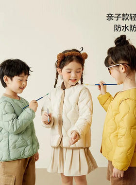 儿童羽绒服男女宝宝白鸭绒内胆