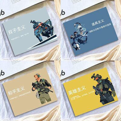 三角洲主义小卡】二次元手游三角洲行动周边自制LOMO卡无料分享