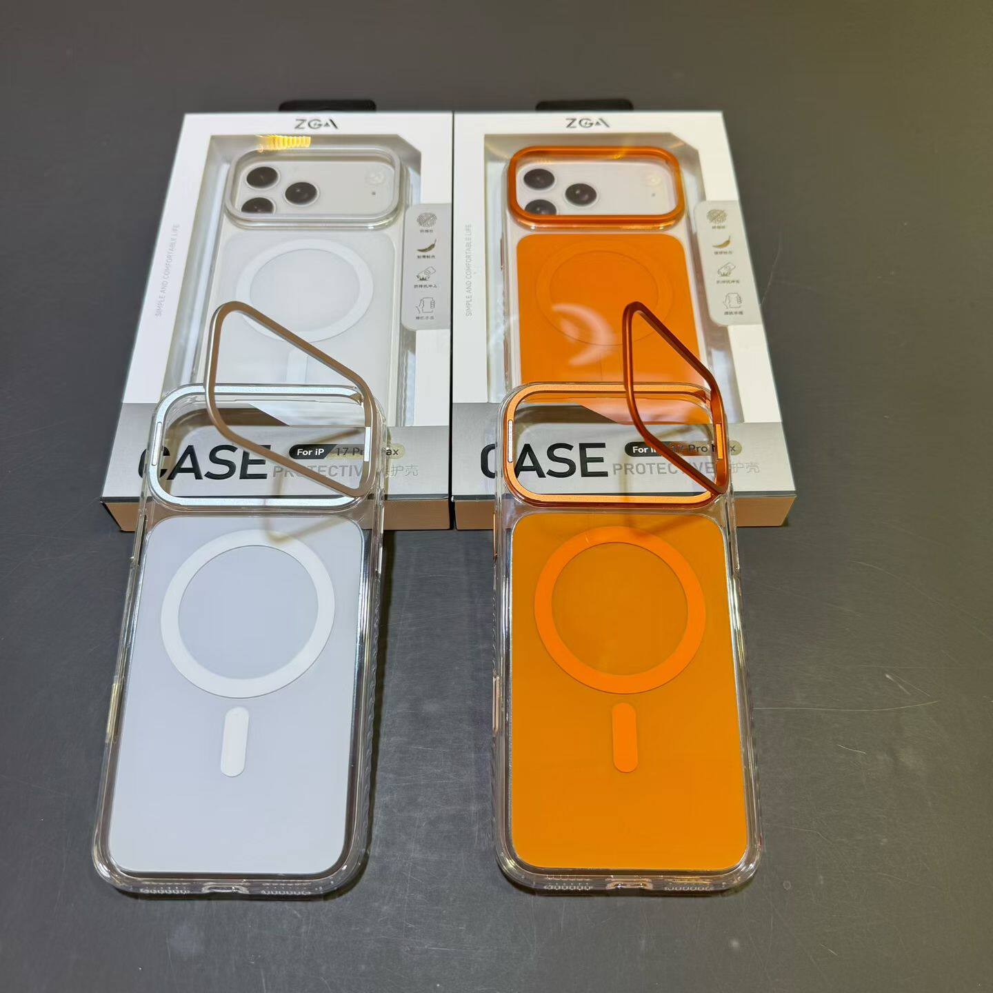 门店同款原点磁吸保护壳iphone17Promax高级全包透明新款苹果17pro手机壳带AI相机按键17pm防摔壳镜头框支架
