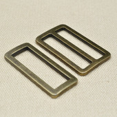 调节扣古铜色档方日字扣 箱包扣3.8cm口字扣活动扣 金属三 2个