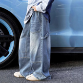 阔腿牛仔童裤 26春夏新款 山系工装