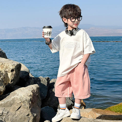 童话记忆男童短袖T恤2026夏装新款儿童中大童男孩夏季印花上衣T恤