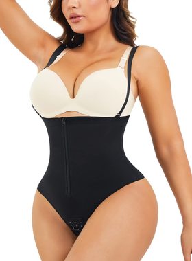 欧美塑身衣收腹束腰美体无缝收腰显瘦拉链三角裤提臀排扣裆束身衣