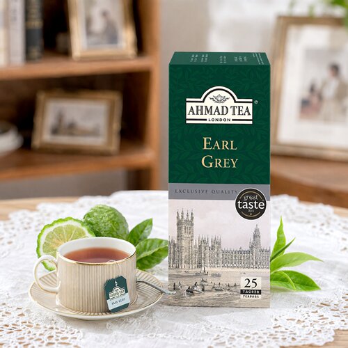 英国亚曼伯爵红茶包25入袋泡茶烘焙奶茶店专用 earl grey - 封面