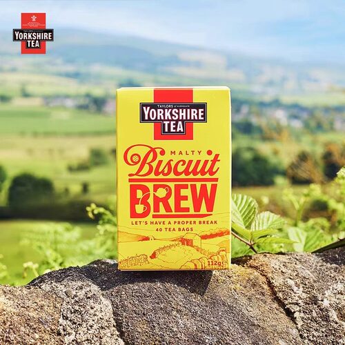 英国泰勒Yorkshire约克夏饼干红茶袋泡茶包原装进口奶茶原料商用