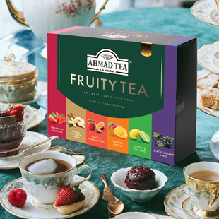 【英伦茶礼】AHMADTEA亚曼红茶绿茶果味礼盒礼物员工福利伴手礼