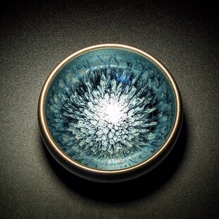 盏杯建窑建盏茶杯窑变百花将军水杯子陶瓷功夫茶具茶盏主人杯单杯