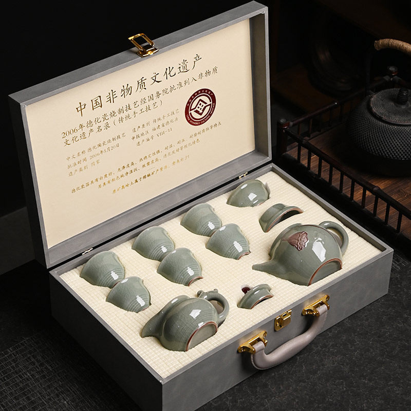 高档功夫茶具套装整套家用办公室功夫茶具