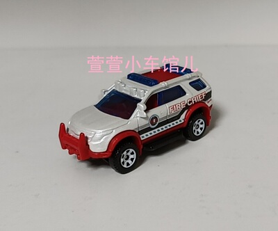 火柴盒MATCHBOX 福特探险者FORD EXPLORER警版涂装 1:64车模 散车