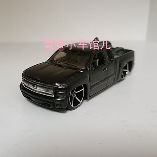 风火轮HOTWHEELS 雪佛兰CHEVY SILVERADO 皮卡1:64车模 散车 旧车