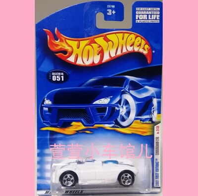 风火轮HOTWHEELS 康宁汉姆CUNNINGHAM C4R赛车2001年首版1:64车模