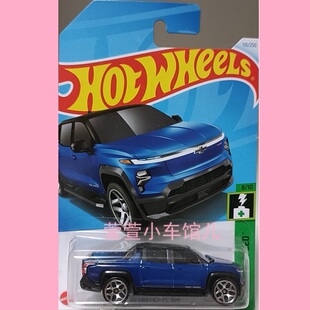 风火轮HOTWHEELS 雪佛兰CHEVY SILVERADO EV RST 电皮卡1:64车模