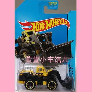 风火轮HOTWHEELS 推土机WHEEL LOADER工程车铲子可动1:64合金车模