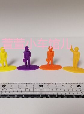 头盔赛车手人偶儿童玩具塑料模型