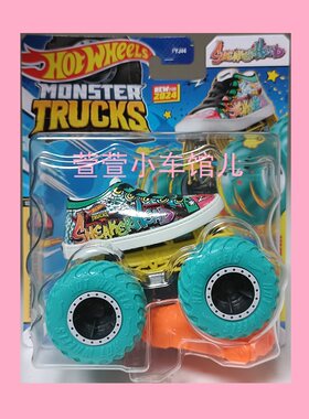 风火轮MONSTER 大脚车 SNEAKERHEAD 涂鸦 板鞋 1:64合金车模 包邮