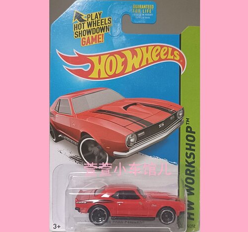 风火轮HOTWHEELS '68雪佛兰科迈罗CHEVY COPO CAMARO美版1:64车模