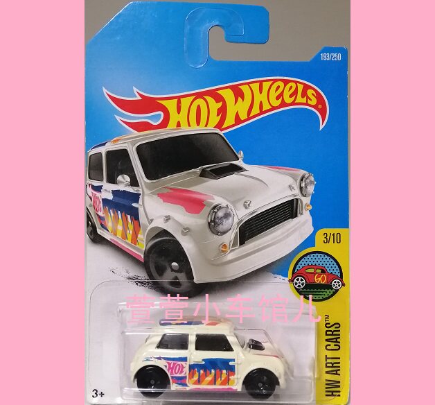 风火轮HOTWHEELS 莫里斯迷你 MORRIS MINI 经典跑车1:64合金车模
