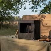 超纤靶帘40cm尺寸加厚耐打适用于室内户外射击练习放在靶箱里