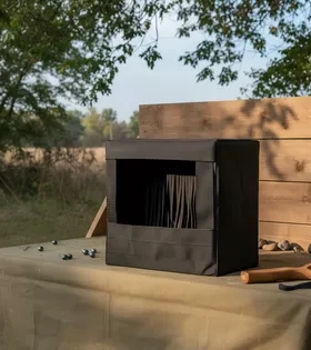 超纤靶帘40cm尺寸加厚耐打适用于室内户外射击练习放在靶箱里