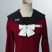 酒诗 最终防卫学院COS服九十九过子九十九今马暗红色双子