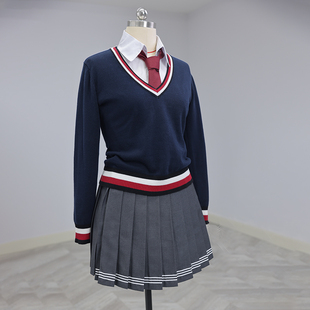 酒诗 FGO 奏章2部 校服 西装毛衣男女同款百褶裙衬衣COS征集