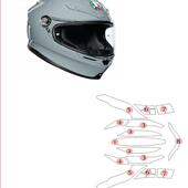 贴膜改装 k6s 耐刮保护贴纸贴膜 适用摩托车头盔全盔AGV