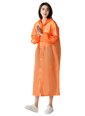音乐节演唱会迪斯尼橙色紫色粉色旅行户140克加厚EVA雨衣连体雨披