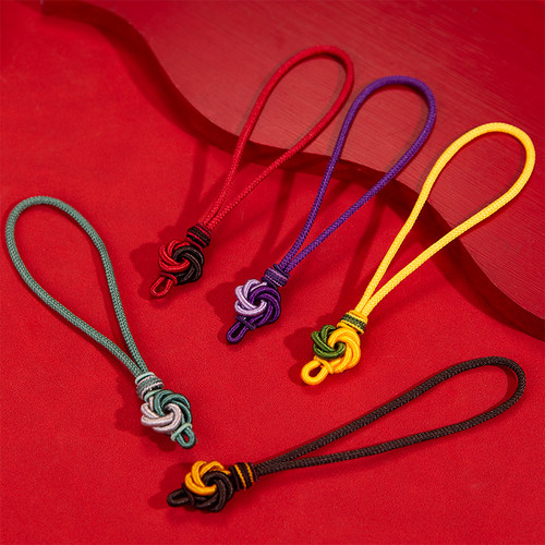 双色手把绳流苏穗子挂绳手工编织