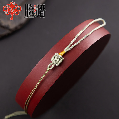 古风锦纶文玩手把绳配件红色挂绳