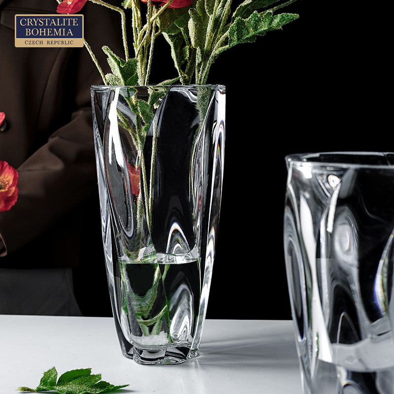 捷克進口潮流設計師款水晶花瓶