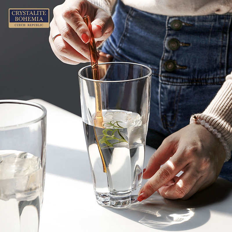 捷克創意啤酒杯牛奶果汁杯