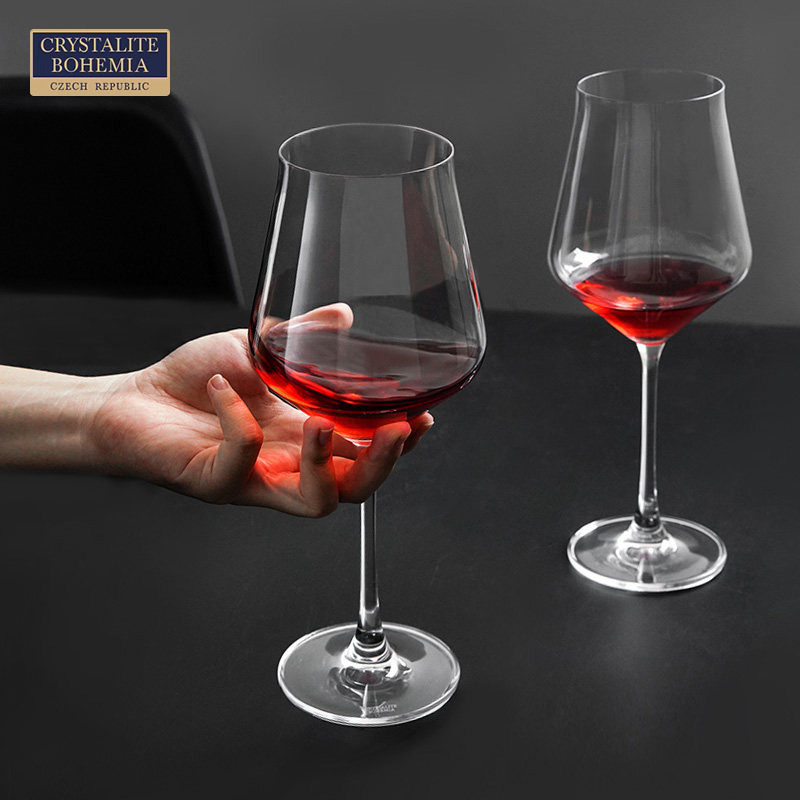 捷克BOHEMIA原装进口轻奢水晶玻璃红酒杯葡萄酒杯餐厅酒吧家用