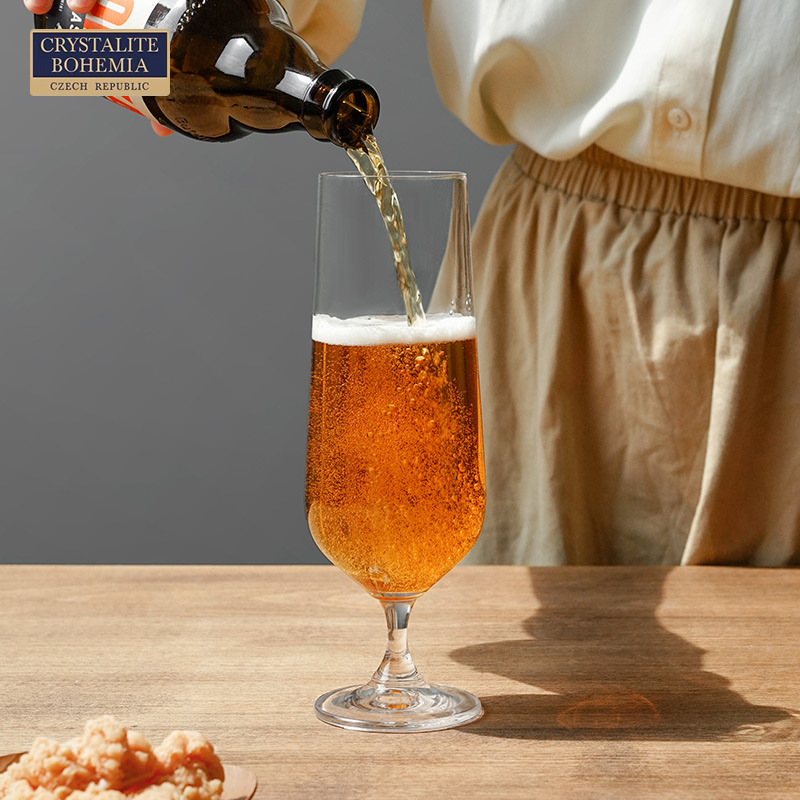 捷克进口精酿水晶玻吧啤酒杯