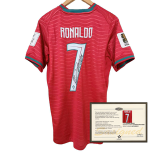 26葡萄牙主场C罗纳尔多 印签 签名球衣cristiano ronaldo