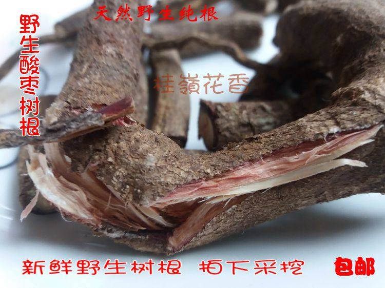 野生酸枣树根 中药材酸枣根天然小野枣树根现挖新鲜酸枣纯根 包邮